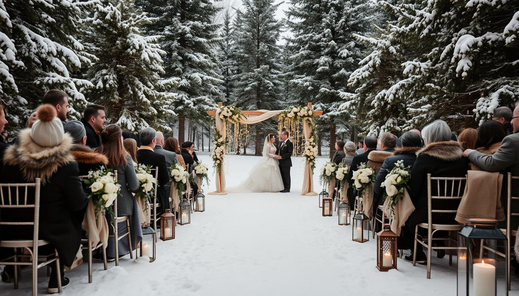 Traumhafte Hochzeit im Winter – Romantik Pur